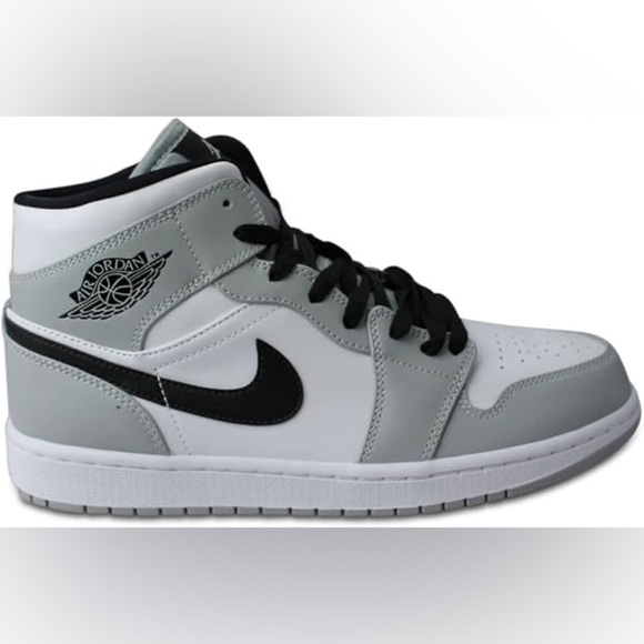 Nike Air Jordan Gray and White High-Tops - Picture 2 of 12
